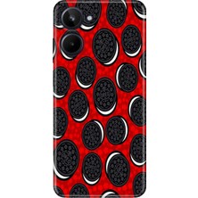 Adasena Realme 10 4g Kılıf Desenli Baskılı Tpu Rubber Kapak Kremalı