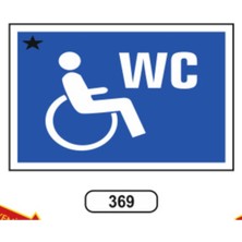 Engelli Wc Uyarı Ikaz Levhası