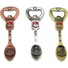 Mercansa Istanbul Temalı Metal Magnet ve Açacak Kaşık Tasarımlı