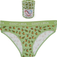 GOST LİRİA - Tortoise Desenli Kadın Slip Külot