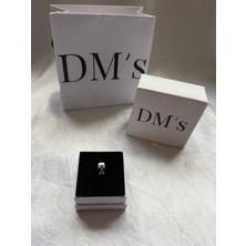 DMs Silver Yeşil Tasmalı Köpek Gümüş Charm'ı