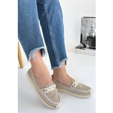 Ezel Glory Wata Bej Triko Babet Ayakkabı