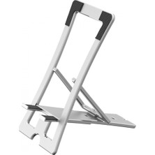 Marsilyan CM23 Ayarlanabilir Katlanabilir Masaüstü Telefon Tutucu - Gümüş