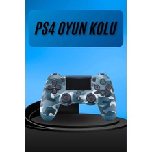 Mercansa Ps4 Joystick Oyun Kolu Titreşimli Uzun Pil Ömrü USB Şarj Kablolu