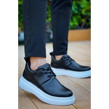 Ezel Glory Kb-X3  Kuback Siyah Cilt  Bağcıklı  Günlük Erkek  Ayakkabı