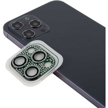 Zore iPhone 11 Pro Max Uyumlu Vlmt Cl-08 Kamera Lens Koruyucu-Koyu Yeşil