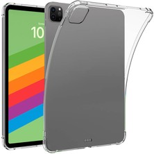 iPad Pro 13 2025 M5 Kılıf Zore Tablet Nitro Anti Shock Silikon Kapak - Şeffaf