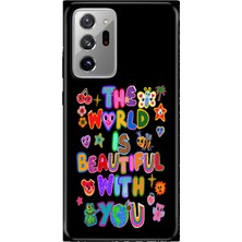 Adasena Samsung Galaxy Note 20 Ultra Kılıf Desenli Baskılı Tpu Rubber Kapak With You