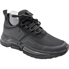 G-Class 836-MRD Siyah Balon Taban 4 Mevsim Ekstra Kaymaz Taban Ortapedik Fuspetli  Erkek Spor Ayakkabı