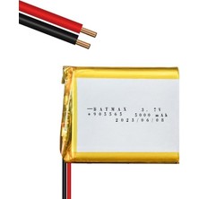 905565 3.7V 5000MAH Lityum Polimer