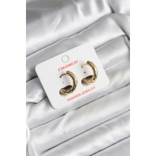 Clariss 14K Gold Renk Kaplama cm Kadın Küpe