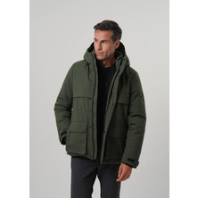 Pique GUN ERKEK MONT Kapüşonlu Su itici Rüzgar Geçirmez Erkek Kaban