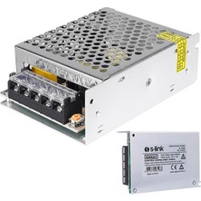 S-Link SL-KA65 12 Volt 5 Amper 65 Watt Metal Kasa Adapatör