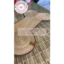 Double Knot Design Küçük Irk Evcil Hayvan Mama Paspası, Kemik Mama Altlığı, Köpek Aksesuarı