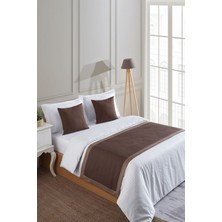 Varol 70X250 Yatak Şalı (Runner) ve 2 Adet 45X45 Kırlent Seti – Otel Konsept Lüx Dekoratif Set