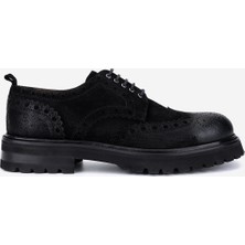 Valmenti Erkek Hakiki Deri Siyah Süet Casual Ayakkabı 1171 263-03 Erk Ayk SK25-26 Sıyah Suet