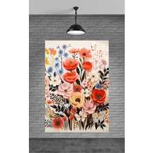 Marsilyan Renkli Çiçekler Cam Tablo Ev Dekorasyon,balkon Dekorasyonu,dekoratif,duvar Tablo,mutfak Tablo