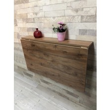 Duvara Monte Katlanır Masa Dresuar 90X65CM Balkon Sehpa