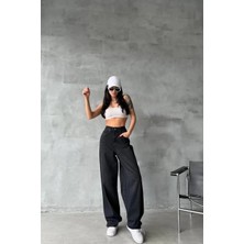 Ezel Glory Arkadan Tokalı Jeans Pantolon Siyah