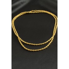 Mercansa Burgulu Zincir Kolye 80 cm
