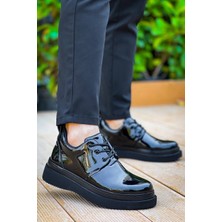 Ezel Glory Kb-X3  Kuback  Siyah Rugan Siyah Taban  Bağcıklı  Günlük Erkek  Ayakkabı