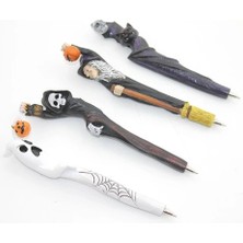 Mercansa Polyester Tükenmez Kalem Cadılar Bayramı Temalı