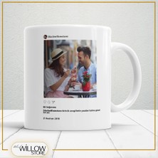 Black Willow Store Sevgililer Günü,sevgiliye Özel,aşk,sevgi Porselen Kupa BARDAK-122