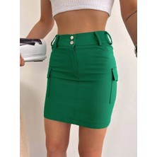 Ezel Glory Körüklü Cep Etek Yeşil S24904