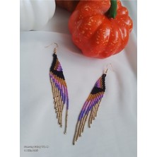 İpar Aksesuar Kum Boncuklu El Yapımı Küpe