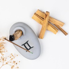 Mitr Ikizler Burcu Temalı Gri Palo Santo Tütsülük