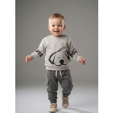 Ciciben Erkek Bebek Cute Dog Baskılı Alt Üst Takım