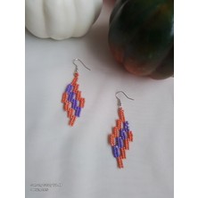 İpar Aksesuar Kum Boncuklu El Yapımı Küpe