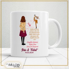 Black Willow Store Sevgililer Günü,sevgiliye Özel,aşk,sevgi Porselen Kupa Bardak-41