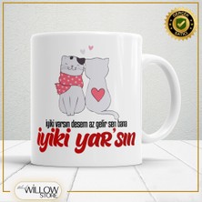 Black Willow Store Sevgililer Günü,sevgiliye Özel,aşk,sevgi Porselen Kupa BARDAK-135