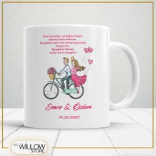 Black Willow Store Sevgililer Günü,sevgiliye Özel,aşk,sevgi Porselen Kupa Bardak-16