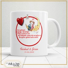 Black Willow Store Sevgililer Günü,sevgiliye Özel,aşk,sevgi Porselen Kupa Bardak-50