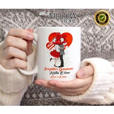 Black Willow Store Sevgililer Günü,sevgiliye Özel,aşk,sevgi Porselen Kupa BARDAK-114