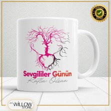 Black Willow Store Sevgililer Günü,sevgiliye Özel,aşk,sevgi Porselen Kupa BARDAK-141