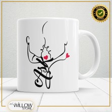 Black Willow Store Sevgililer Günü,sevgiliye Özel,aşk,sevgi Porselen Kupa BARDAK-128