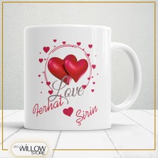 Black Willow Store Sevgililer Günü,sevgiliye Özel,aşk,sevgi Porselen Kupa Bardak-49