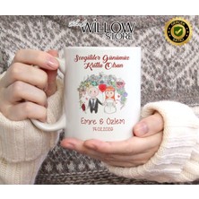 Black Willow Store Sevgililer Günü,sevgiliye Özel,aşk,sevgi Porselen Kupa BARDAK-115