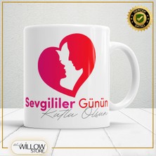 Black Willow Store Sevgililer Günü,sevgiliye Özel,aşk,sevgi Porselen Kupa BARDAK-140