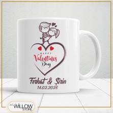 Black Willow Store Sevgililer Günü,sevgiliye Özel,aşk,sevgi Porselen Kupa Bardak-43