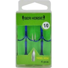Sea Horse Treble No:1/0 4pcs Iğne