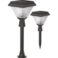 Mercansa Noas YL74 1130 S Solar Kazıklı Bahçe Armatür 30W 6400K Beyaz Işık