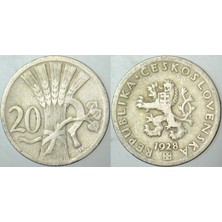 Banknoting Çekoslovakya 20 Haleru 1928.