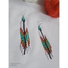 İpar Aksesuar Kum Boncuklu El Yapımı Küpe