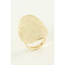 Mercansa Oval Metal Yüzük