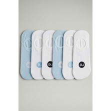 Allunique Penye Pamuk 6'lı Asorti Görünmez Sneaker Çorap