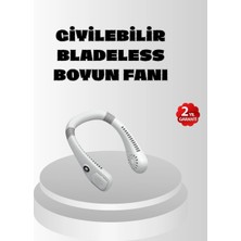 Mercansa Taşınabilir Boyun Fanı Sessiz Çalışma ve USB Şarj Özellikli